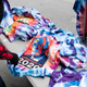 Supporters of Democratic presidential candidate Vermont Senator Bernie Sanders continue to buy merchandise outside of Huntington Center in Cleveland, Ohio after a rally was cancelled for COVID-19 (Coronavirus) concerns on March 10, 2020.